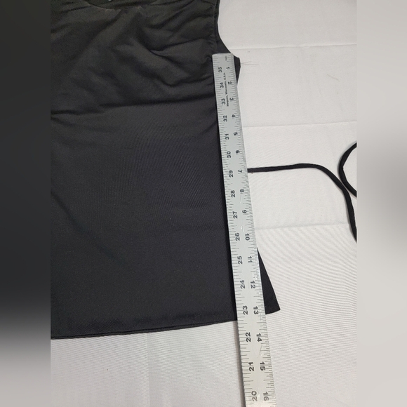 Princess Polly Uzo Top Black Lower Impact Size 0 Open Back Top - Picture 9 of 12